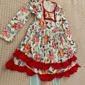 Matilda Jane Dress & Leggings - Size 10